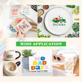 HTVRONT 18-Pack Permanent Vinyl Rolls - 12" x 3FT Multi-Color Adhesive Vinyl for Cricut & Silhouette Machines, Easy Weed & Transfer, Indoor/Outdoor Decals