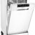 Hamilton Beach Portable Dishwasher - 19-Inch Compact Countertop Dishwasher with Wheels, 8 Place Settings, Easy Connect Kit Included, White