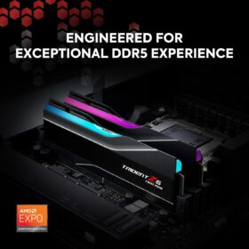 G.SKILL Trident Z5 Neo RGB DDR5 RAM 32GB (2x16GB) 6000MT/s CL30 AMD EXPO Desktop Memory Kit - Matte Black