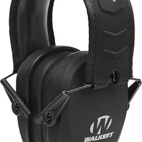 Walker's Razor Slim Passive Noise Reduction Safety Earmuffs - Low Profile Hearing Protection for Shooting Range and Hunting