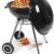 Outvita 18" Stainless Steel Portable Charcoal Grill with Wheels & Storage Tray - Perfect for Camping, Backyard BBQ, Picnics & Outdoor Parties