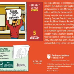 Corporat Comics 2026 Day-to-Day Calendar: The Ultimate Relatable Office Humor Desk Gift for Men & Women