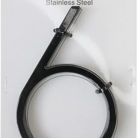 5-Inch Modern Black Floating House Numbers - Stainless Steel Metal Address Signs for Home, Mailbox & Street - 911 Emergency Visible with Mounting Kit