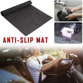 Heavy-Duty Cargo Liner Mat - Universal Anti-Slip Trunk Protector, Cuttable to Size, Durable Non-Slip Rug for SUV, Van & Car (47" x 36" Black)