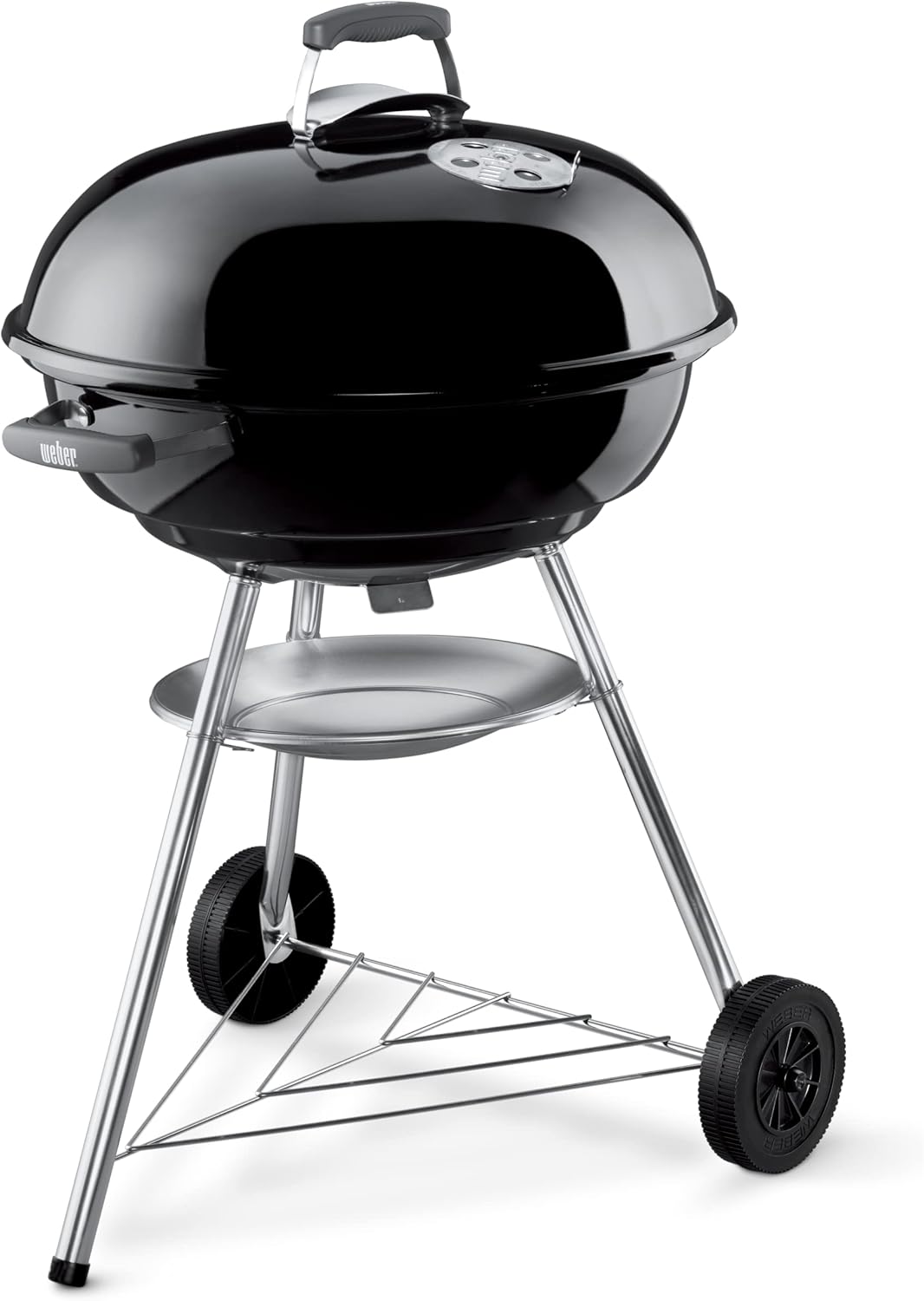 Weber Jumbo Joe Premium 22-Inch Portable Charcoal Grill – Black Outdoor BBQ with 363 Sq In Cooking Area, Porcelain-Enameled Bowl & Airflow Control