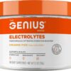 Genius Electrolytes Orange Fizz - 30 Serving Hydration Powder | Potassium, Magnesium, Zinc Sports Drink Mix - Keto Friendly, Vegan, Sugar Free