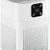 Honeyuan H13 HEPA Air Purifier for Bedroom & Home - 1095 sq ft Coverage, 360° Air Intake, 3 Fan Speeds, Sleep Mode, LCD Touch Display, White