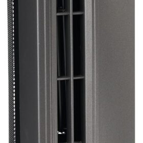 Lasko Air Stik Ultra-Slim Oscillating Desktop Fan - 2 Speed Settings for Bedroom, Office, Living Room - 14 Inch Gray Compact Tower Fan