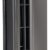 Lasko Air Stik Ultra-Slim Oscillating Desktop Fan - 2 Speed Settings for Bedroom, Office, Living Room - 14 Inch Gray Compact Tower Fan