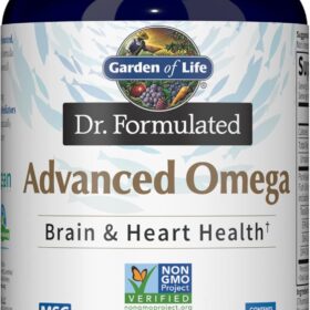Garden of Life Dr. Formulated Advanced Omega Fish Oil & Multivitamin for Men - Vitamin Code Raw Whole Food Men's Supplement with Probiotics, 240 Capsules