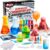 Playz Extreme Chemistry Lab Set – 52 Epic Science Experiments for Kids Ages 8-12, DIY Volcano Kit, STEM Learning Toys, Educational Gift for Boys & Girls