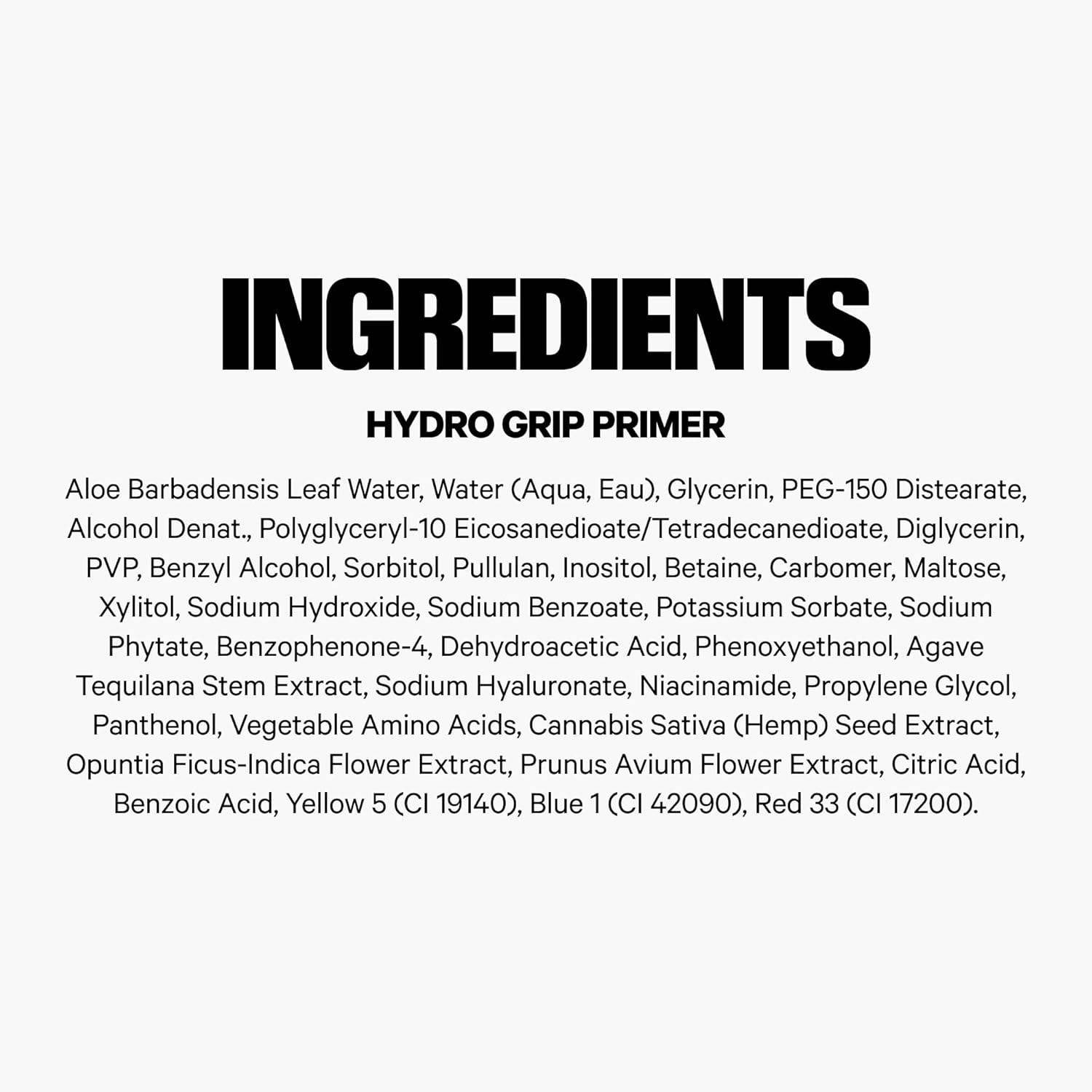 Milk Makeup Hydro Grip Primer – Hyaluronic Acid & Niacinamide Hydrating Face Primer for 12-Hour Makeup Grip, Silicone-Free Dewy Gel Primer