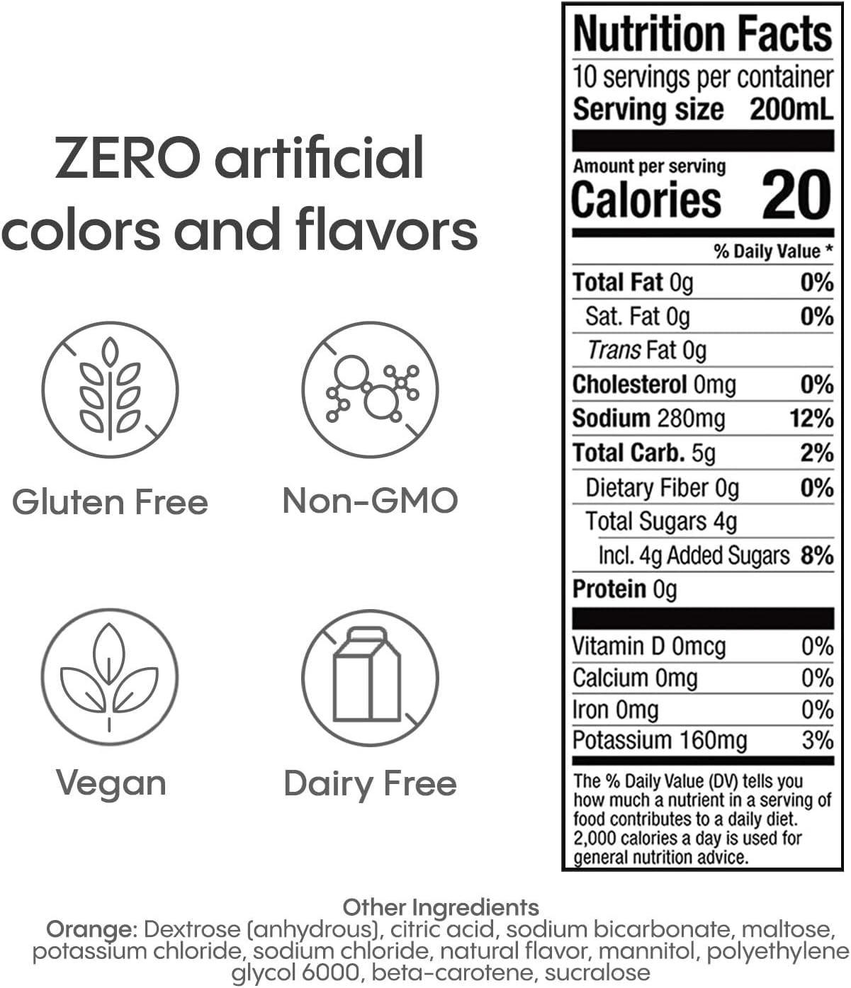 Hydralyte Electrolyte Tablets - 40 Count Orange Flavor | Fast-Acting Hydration for Travel, Exercise & Recovery | 20 Servings, Instant Dissolve