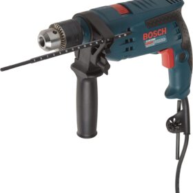 Bosch 1191VSRK 120V 1/2-Inch Corded Hammer Drill Kit with 7 Amp Motor, Variable Speed & Reversing