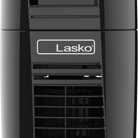 Lasko T13310 Personal Oscillating Table Tower Fan – Compact, Quiet, Portable Desktop Fan for Home, Dorm & Office, Black