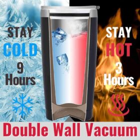 Onebttl Ketchup Lover Gift - 20oz Stainless Steel Insulated Travel Mug, Double-Wall Vacuum Sealed Tumbler for Hot & Cold Drinks, Ideal Birthday & Christmas Present for Him or Her