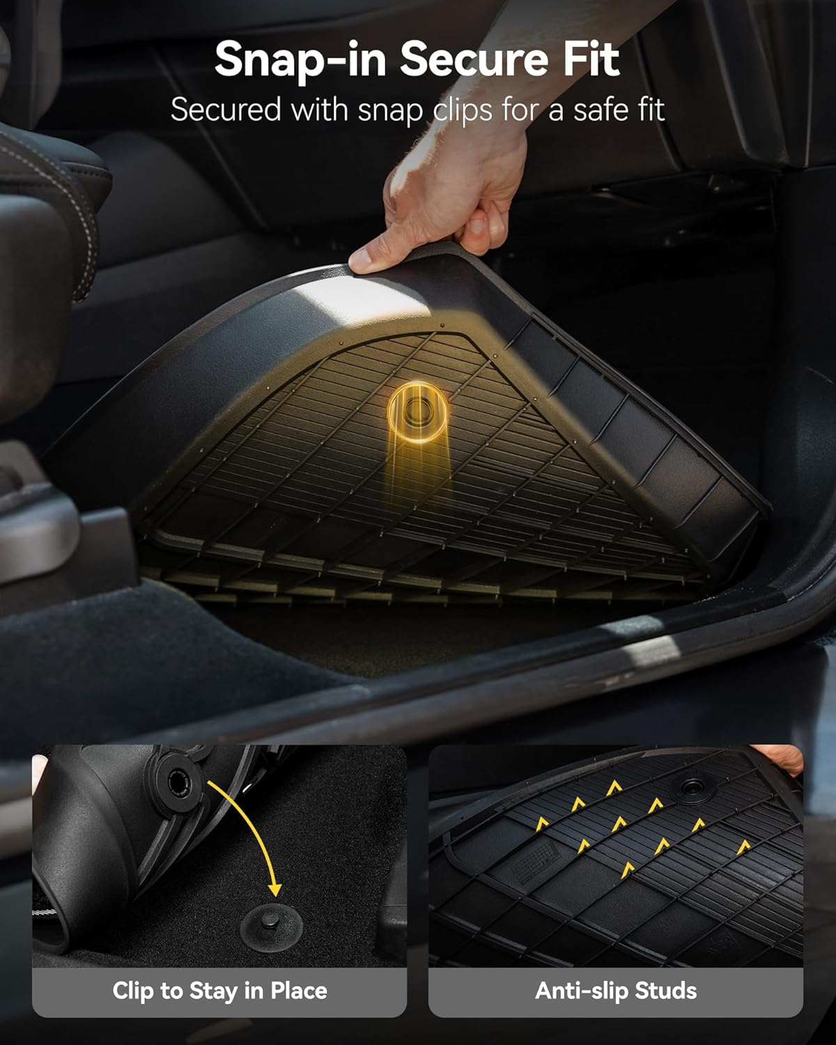 3W Custom Fit Floor Mats & Cargo Liner for BMW X5 2019-2026 (40i/45e/50e/50i/M/M50i/M60i) - TPE All-Weather Heavy Duty Protection Set (5 Passenger Only)