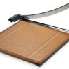 X-ACTO 18" Commercial Guillotine Paper Trimmer - 15 Sheet Capacity, Self-Sharpening Blade, Wood Base, Heavy Duty Office & School Cutter