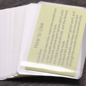 ONLYKXY Thermal Laminating Pouches - 100 Pack 2.5x3.7 inch Premium Clear Film Sheets for Home & Office Laminator Machines