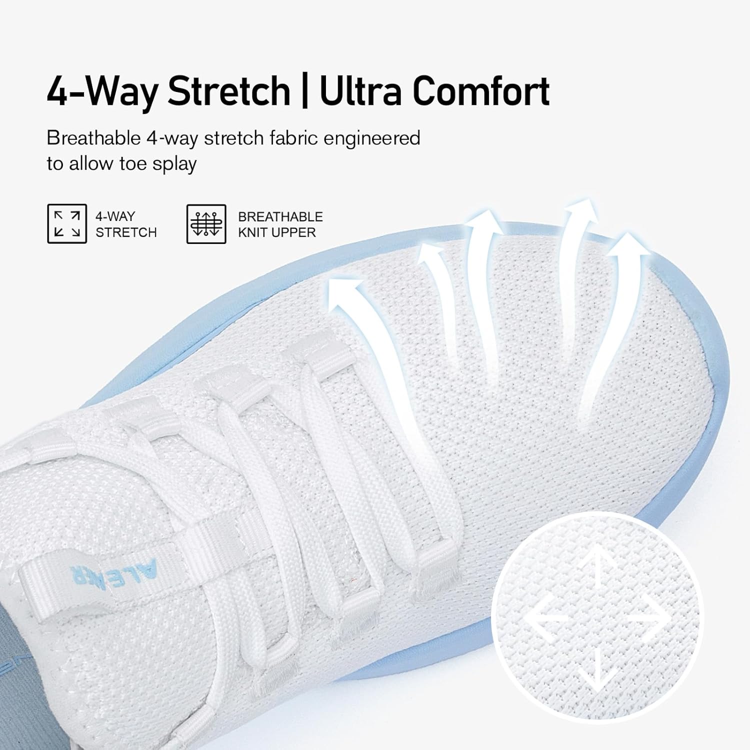 ALEADER Women's Energycloud Lightweight Slip-On Athletic Walking Shoes - Comfortable Breathable Running Shoes for Women