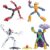 Spider-Man Marvel Bend & Flex Action Figure Set - Anti-Venom vs Mysterio & Hobgoblin - 4-Pack Kids Toy (Amazon Exclusive)