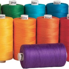 Connecting Threads Premium 100% Cotton Thread Set - 10 Spools (1,200 Yards Each) Color Wheel Collection for Quilting & Sewing