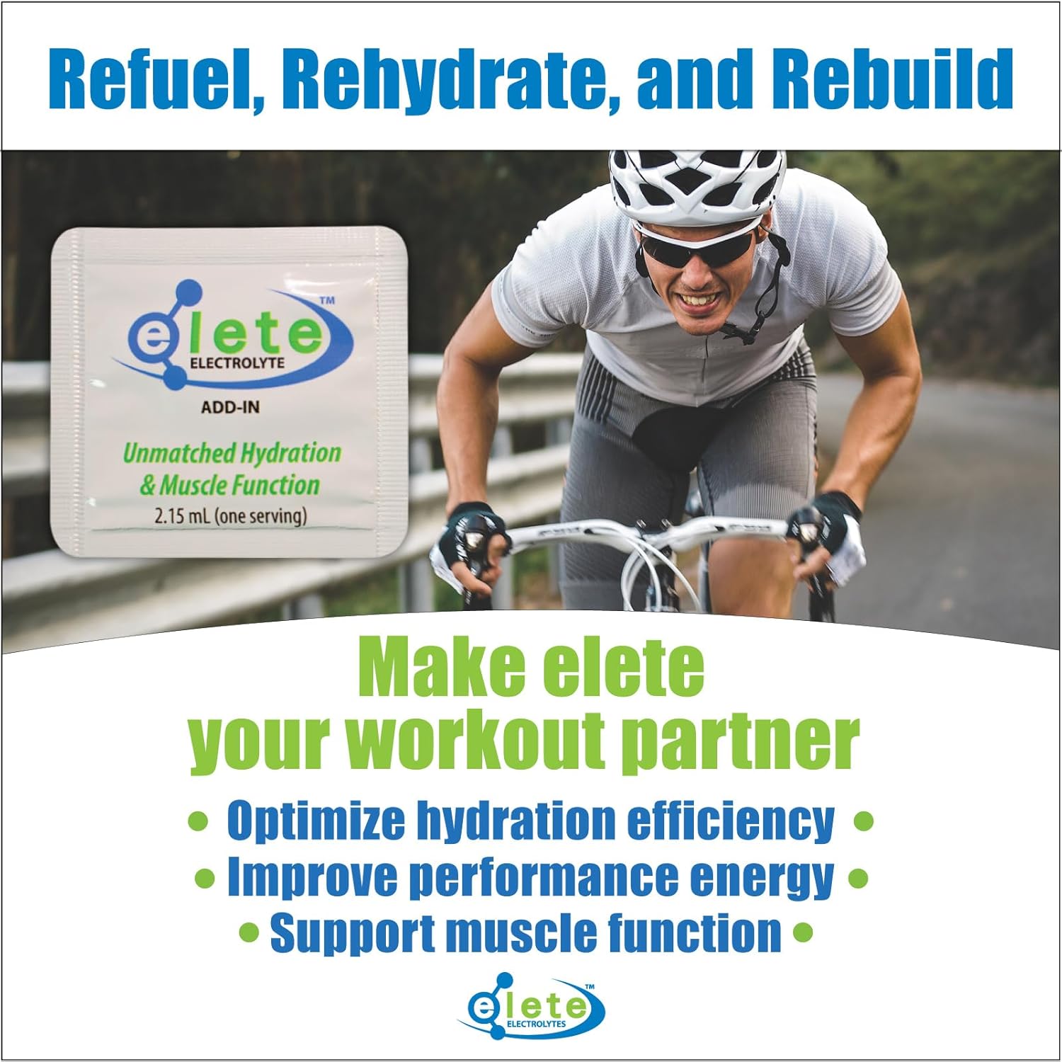 elete Electrolyte Add-In Hydration Drops - Sodium, Magnesium, Potassium & Trace Minerals - Zero Sugar, Unflavored - 30 Pre-Measured Snap Packs for Sports, Workout & Daily Hydration
