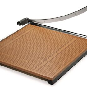 X-ACTO 24x24 Commercial Grade Square Guillotine Paper Trimmer - Professional Heavy-Duty Cutter with Self-Sharpening Blade