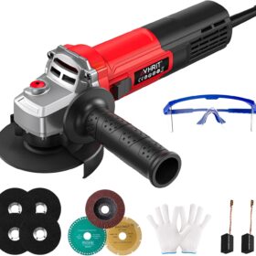 4-1/2" Angle Grinder - 10 Amp 1200W Corded Power Tool with 13000 RPM for Cutting, Grinding & Polishing