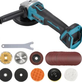 Makita 18V Cordless Brushless Angle Grinder - 4-1/2 Inch 6000 RPM Power Tool with 3-Speed Settings & Anti-Slip Handle (Tool Only)