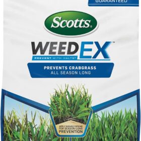 Scotts WeedEx Prevent with Halts - Crabgrass Preventer & Pre-Emergent Weed Killer for Lawns - 10.06 lbs Covers 5,000 sq. ft.