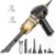 Cordless Portable Car Vacuum - 17000Pa High Power Rechargeable Handheld Vacuum with LCD Display, Multi-Nozzles for Car Home Office Pet Hair