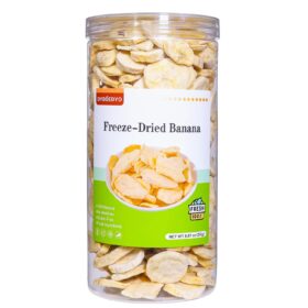 Freeze-Dried Banana Slices – 8.81 Oz Crispy Fruit Snacks | Resealable Jar, Non-GMO, No Sugar Added | Perfect for Cereal, Yogurt & Hiking