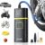 AUXITO 150PSI Cordless Tire Inflator - Portable Air Compressor with Digital Pressure Gauge, Rechargeable Battery & Emergency LED Light for Car Motorcycle Bike Balls