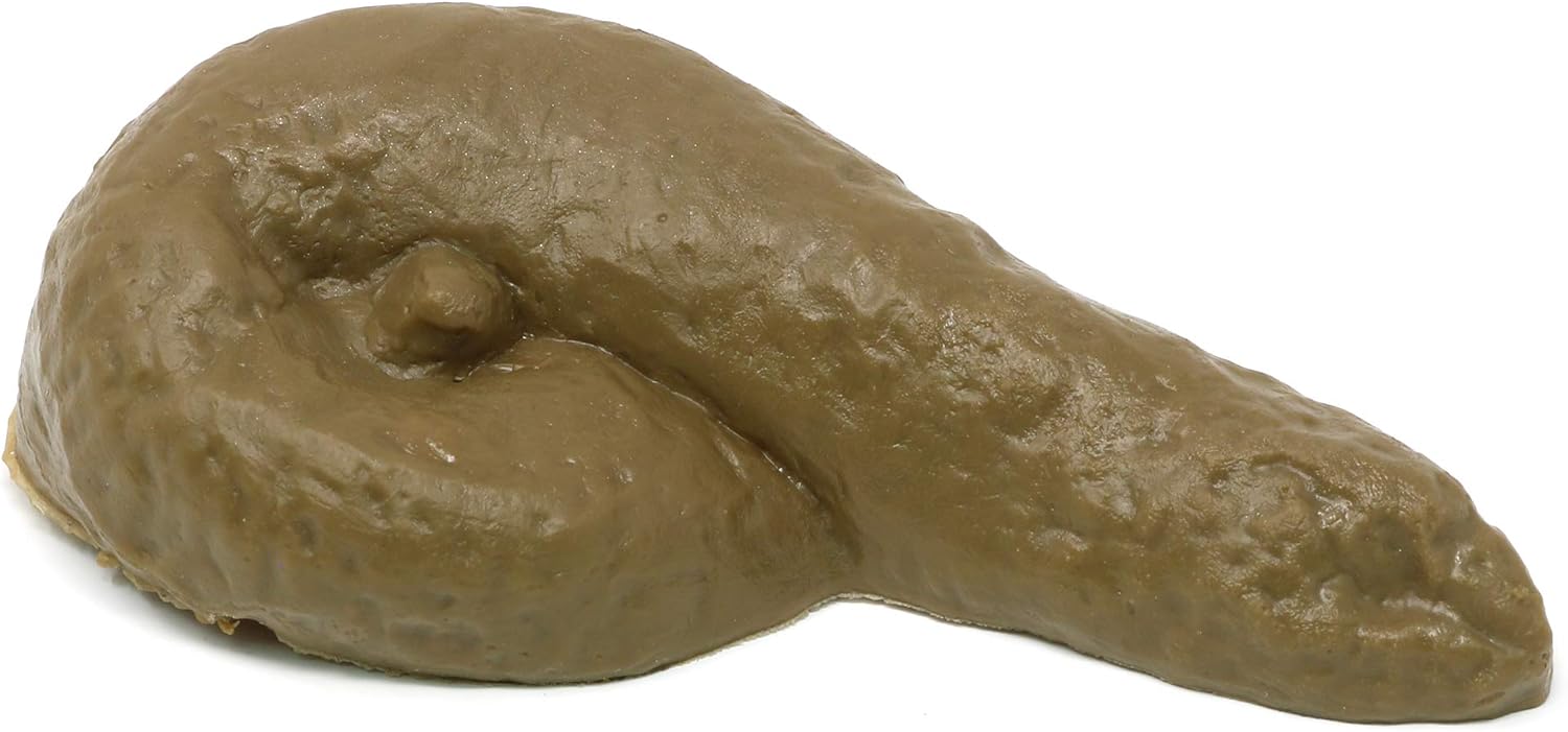 Skeleteen Realistic Fake Poop Prank Toy – 4.5 inch Lifelike Gag Gift for Halloween, April Fool's Day & Pranksters