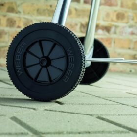 Weber Jumbo Joe Premium 22-Inch Charcoal Grill – Portable BBQ with 363 Sq In Cooking Area, Porcelain-Enameled Bowl & Ash Catcher