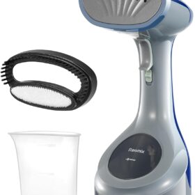 Reemix Portable Garment Steamer - 1200W Handheld Clothes Wrinkle Remover with 20g/min Strong Steam, 25-Second Fast Heat-Up, No-Leak Design for Home, Travel & Office (Gray)