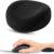 ErgoGlide Premium Memory Foam Wrist Rest - Smooth Gliding Palm Support for Mouse & Keyboard - Left/Right Hand Ergonomic Design - Anti-Fatigue Carpal Tunnel Relief - Jet Black
