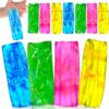 12-Pack Water Wigglers Snake Fidget Toys - Fun Wiggly Water Tube Stress Relief Sensory Toys for Kids Adults Classroom Party Gifts