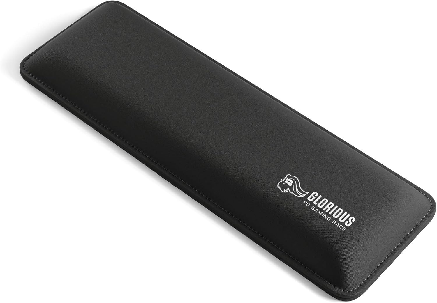 Glorious Compact Wrist Rest - 12x4 Inch Ergonomic Keyboard Wrist Pad with Stitched Edges, Non-Slip Rubber Base | 25mm Thick Memory Foam for 60%/75% Mechanical Keyboards