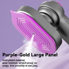 Compact Travel Steam Iron - 2-in-1 Portable Garment Steamer for Clothes, Curtains & Fabrics - Quick Heat, Wrinkle Remover for Home & Travel