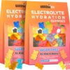HydraBoost Electrolyte Energy Gummies | Sugar-Free Hydration Chews with Vitamin C & Calcium for Athletes, Runners & Families - Mixed Fruit Flavors, Gluten-Free, 180 Count