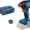 Bosch Professional GDX 18V-210 C Cordless Impact Driver - 210 Nm Max Torque, 3-Speed Settings, Brushless Motor with Bluetooth (Tool Only, Batteries Not Included)