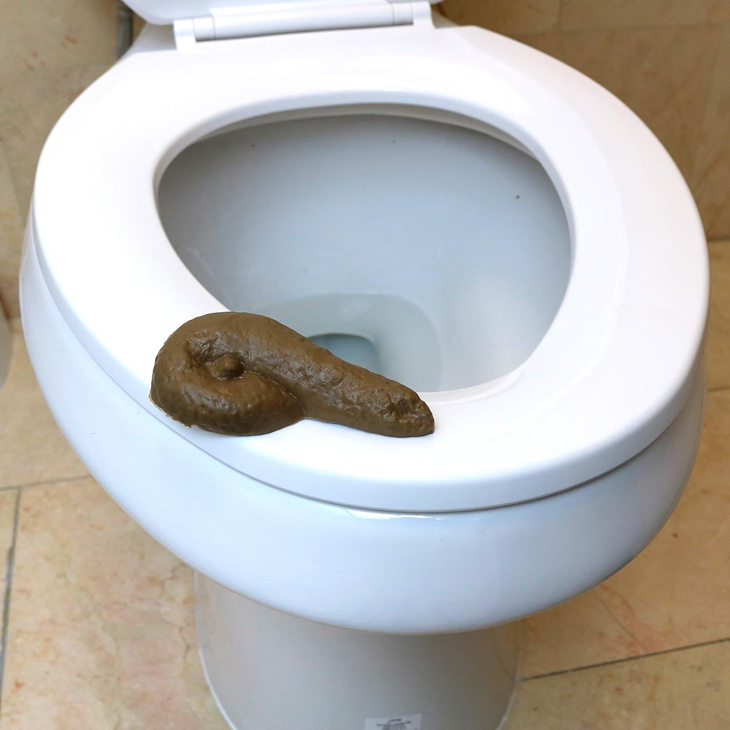 Skeleteen Realistic Fake Poop Prank Toy – 4.5 inch Lifelike Gag Gift for Halloween, April Fool's Day & Pranksters