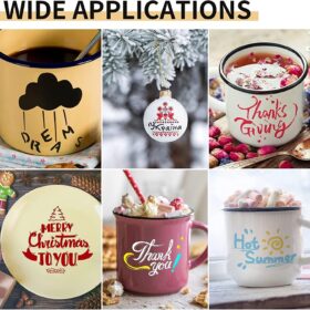 IModeur 40-Pack Permanent Adhesive Vinyl Sheets - 12x12 Inch Glossy Craft Vinyl in 40 Assorted Colors for Cricut, Silhouette & Cutting Machines