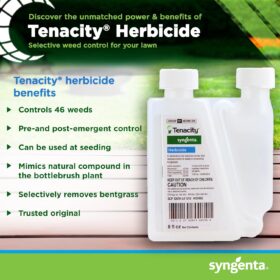 Tenacity Turf Herbicide - 8 oz | Professional Pre-Emergent & Post-Emergent Weed Control for Lawns & Turfgrass