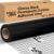 Frisco Craft Premium Glossy Black Permanent Vinyl Roll - 12" x 30FT Waterproof Adhesive Sheets for Cricut, Silhouette & Die-Cutting Machines, Indoor/Outdoor DIY Decor Projects