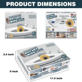 Hilarious Prank Gift Box - Empty Surprise Box for April Fools, Birthdays & White Elephant - Realistic Metal Cleansing Wheel Design (1 Pack, White)