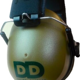 Decibel Defense Professional Safety Ear Muffs – 37dB NRR Noise Reduction for Shooting, Industrial Use, and Sensory Protection – Green