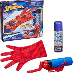 Marvel Spider-Man Super Web Slinger - 2-in-1 Web & Water Blaster for Kids, Official MCU Spider-Man Role-Play Toy, Ages 5+
